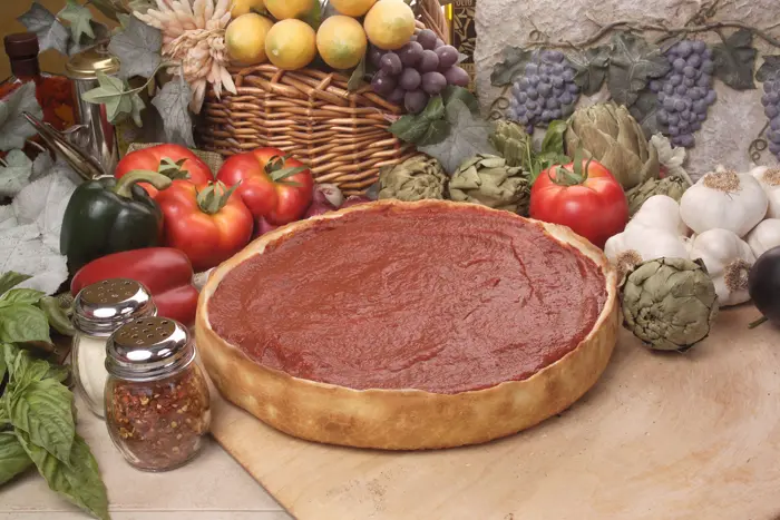 Arrenello's famous stuffed pizza
